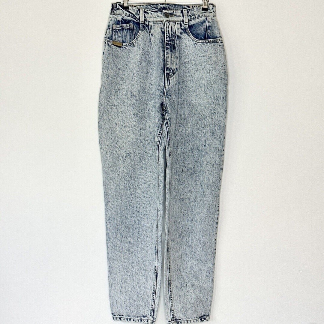 P.S Gitano Acid Wash 80s Vintage Size 8 Mom Jeans High Rise 90's High waist