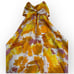 NWT DR2 Women’s Tie-Dye Halter Neck Sleeveless Blouse Small - Yellow/Pink/White