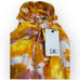 NWT DR2 Women’s Tie-Dye Halter Neck Sleeveless Blouse Small - Yellow/Pink/White