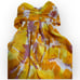 NWT DR2 Women’s Tie-Dye Halter Neck Sleeveless Blouse Small - Yellow/Pink/White