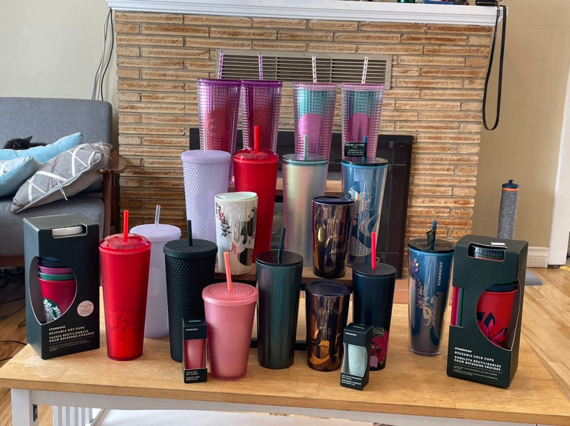 Starbucks Tumblers and ceramic cups