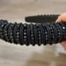 Beaded Glitter Headband Embellished Black