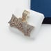 14K Gold Plated Cubic Zircon Pendant, INUS1BR254