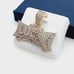 14K Gold Plated Cubic Zircon Pendant, INUS1BR254