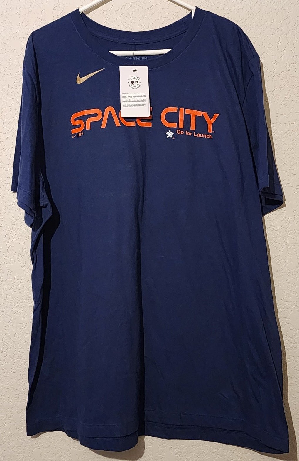 Nike Houston Astros #35 Verlander Space City Connect Go For Launch T-Shirt XXL