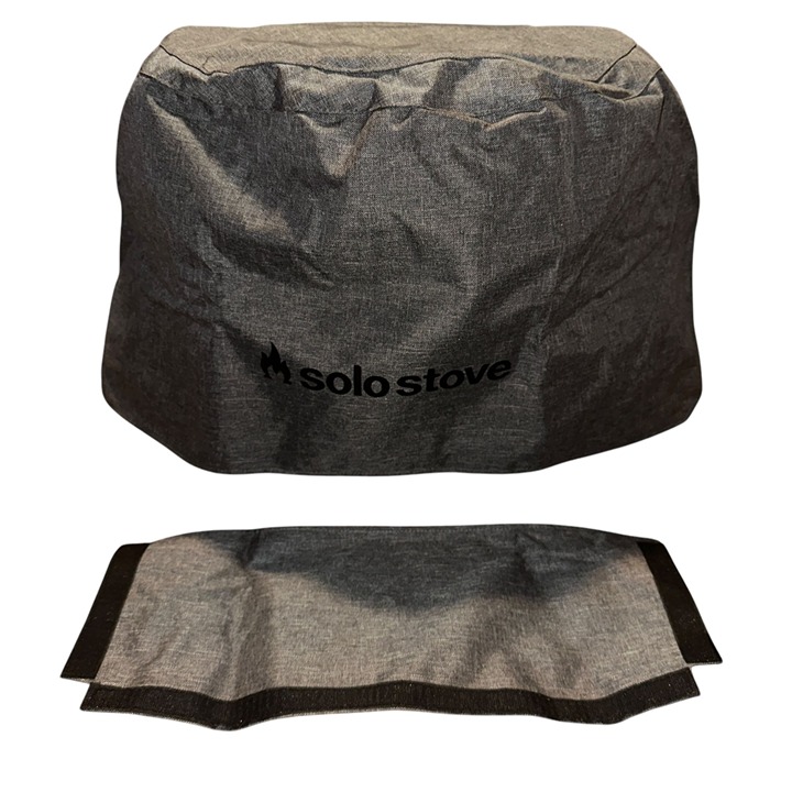 NWOT Open Solo Stove Pi Shelter Pi Pizza Oven Ash Gray Cover Weather Resistant