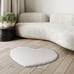 Mon Chateau Faux Fur Star Shaped Rug