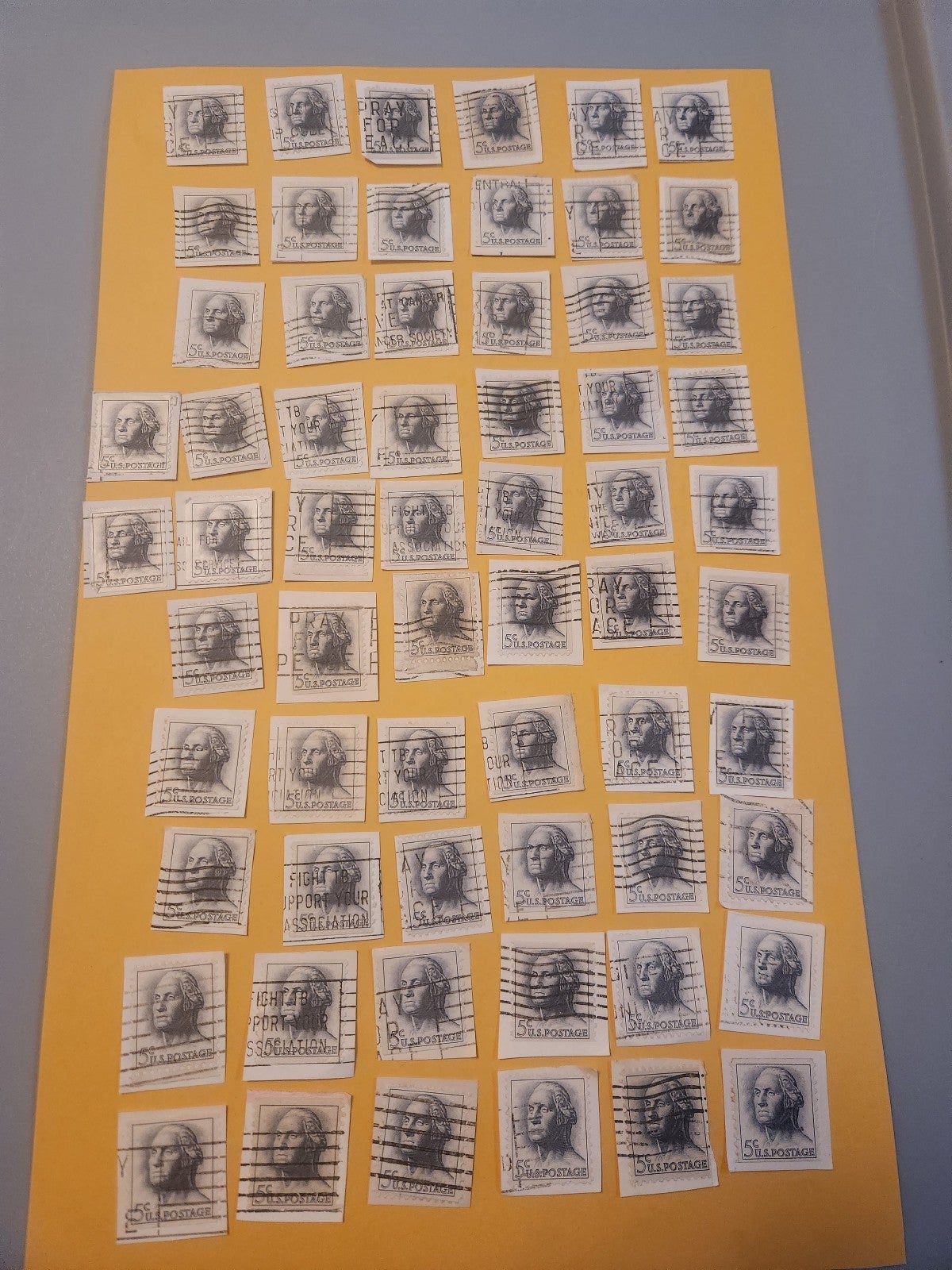 Vintage postage stamps