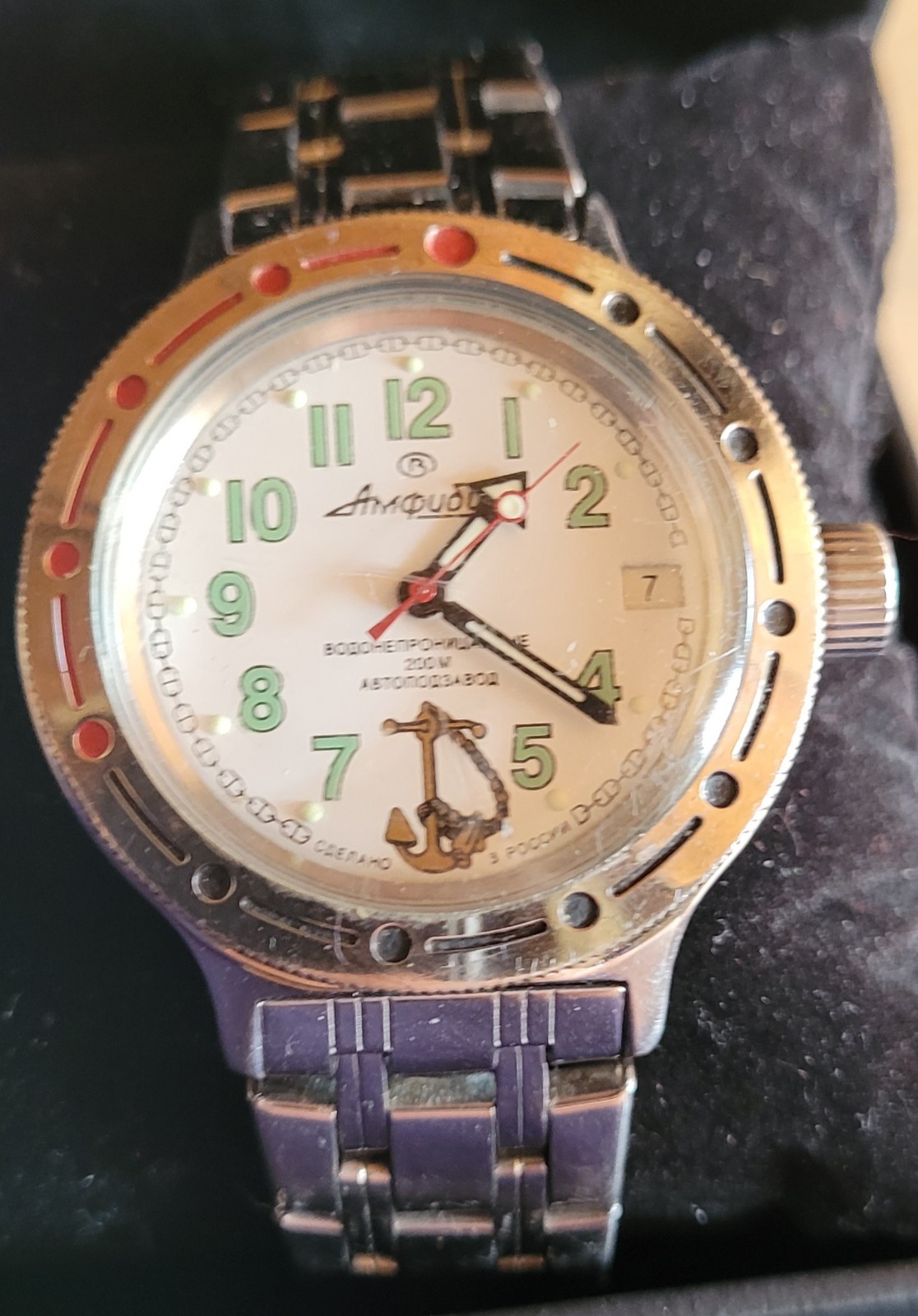 Vostok Amphibia 420381 Watch Scuba Dude Military Mens Automatic Watch