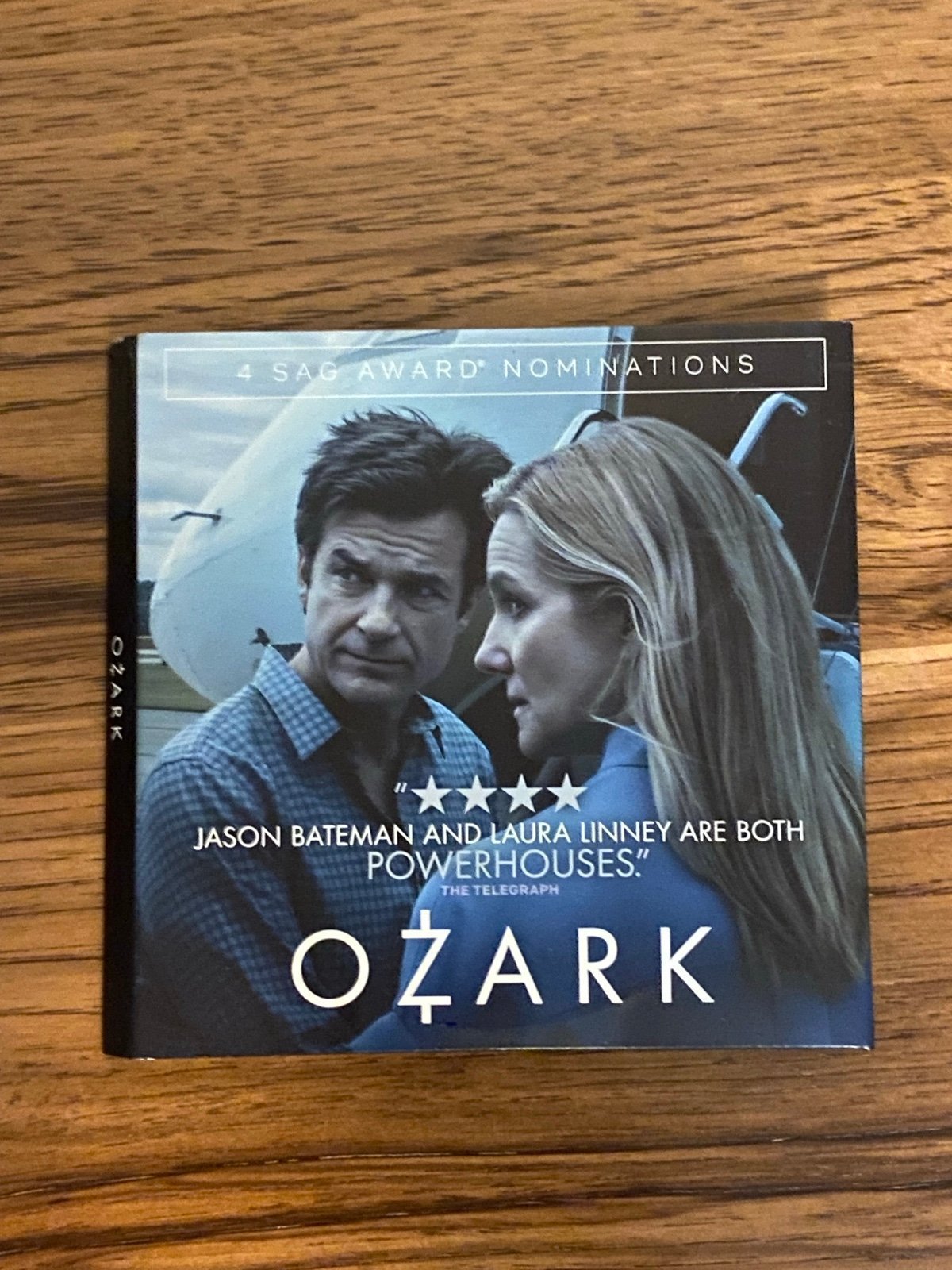 Jason Bateman and Laura Linney Signed Promo Ozark DVD