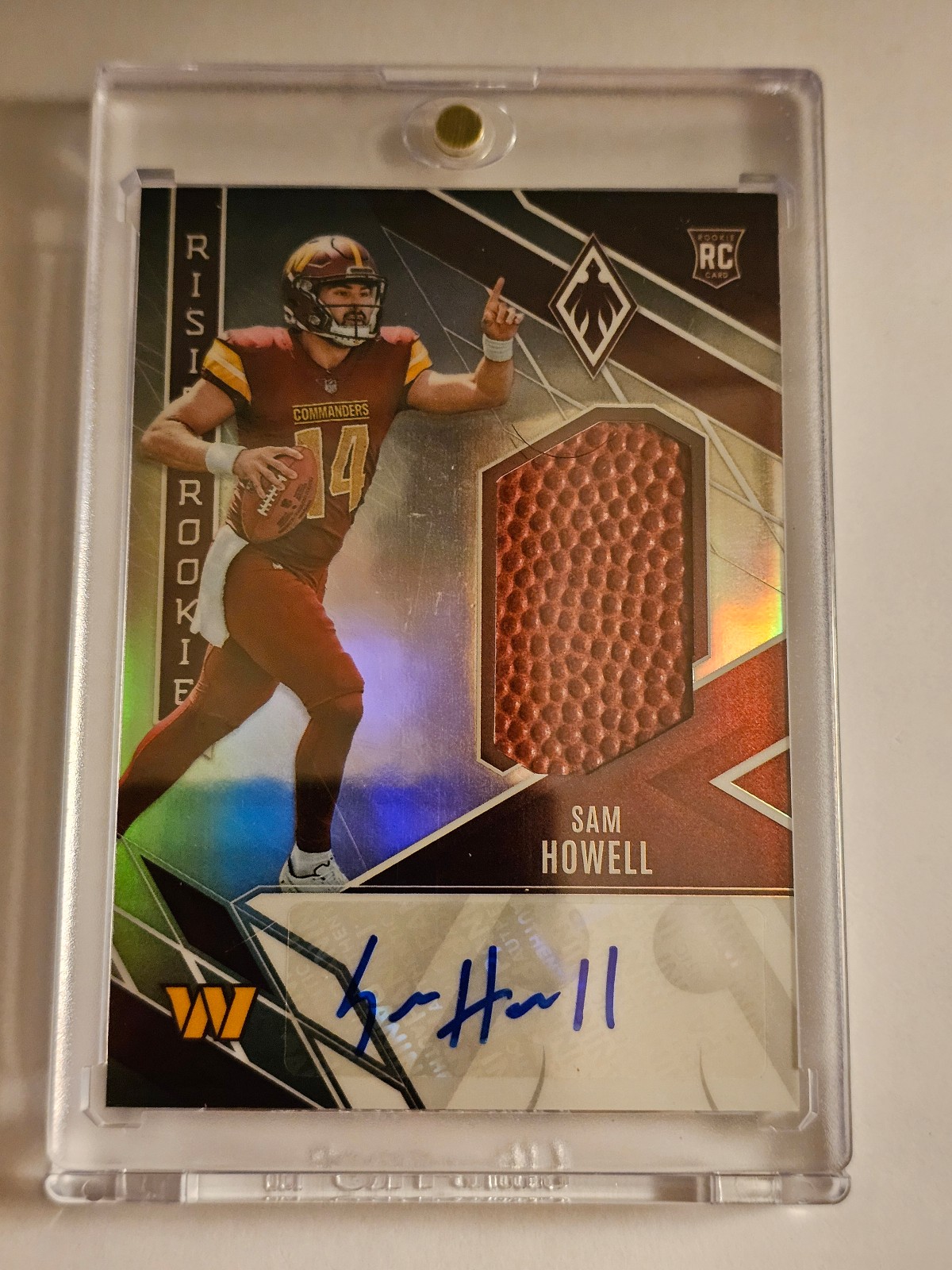 2022 Phoenix Sam Howell RC Rookie Auto RPA Relic Holo SP /149