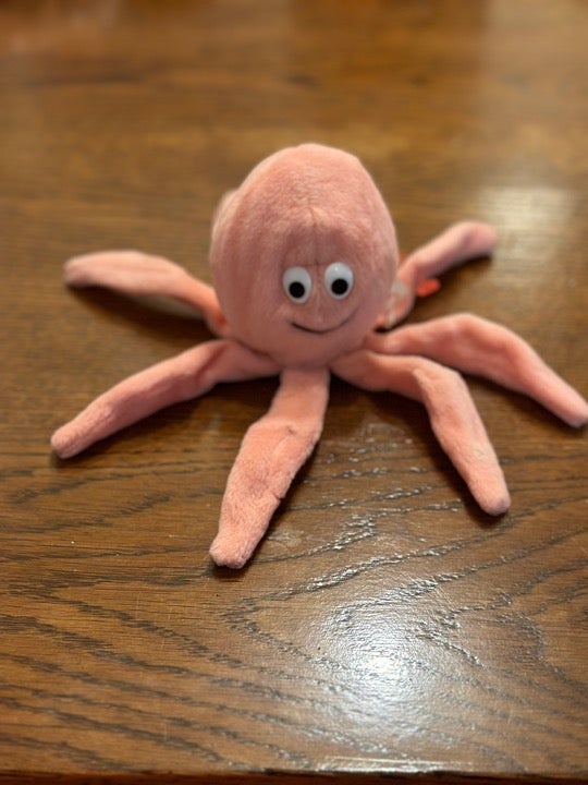 Ty Beanie Babies Inky The Octopus