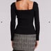 NWT Generation Love Brittani Crystal Bow Top Black Sz Small