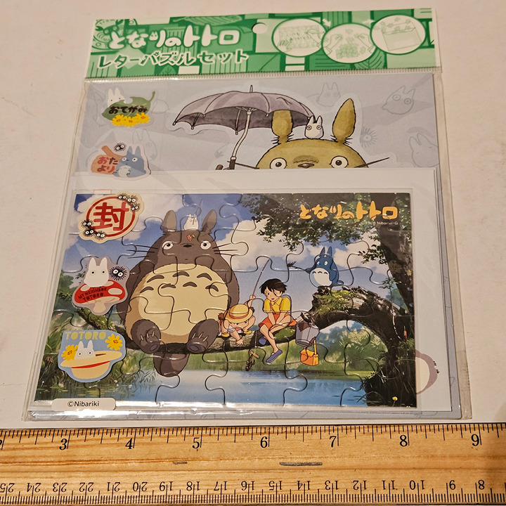 My Neighbor Totoro puzzle and letter/ stationery set Studio Ghibli
