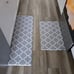 Kitchen Mat [2 PCS] Cushioned Anti-Fatigue Kitchen Rug, Waterproof Non-Slip