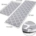 Kitchen Mat [2 PCS] Cushioned Anti-Fatigue Kitchen Rug, Waterproof Non-Slip