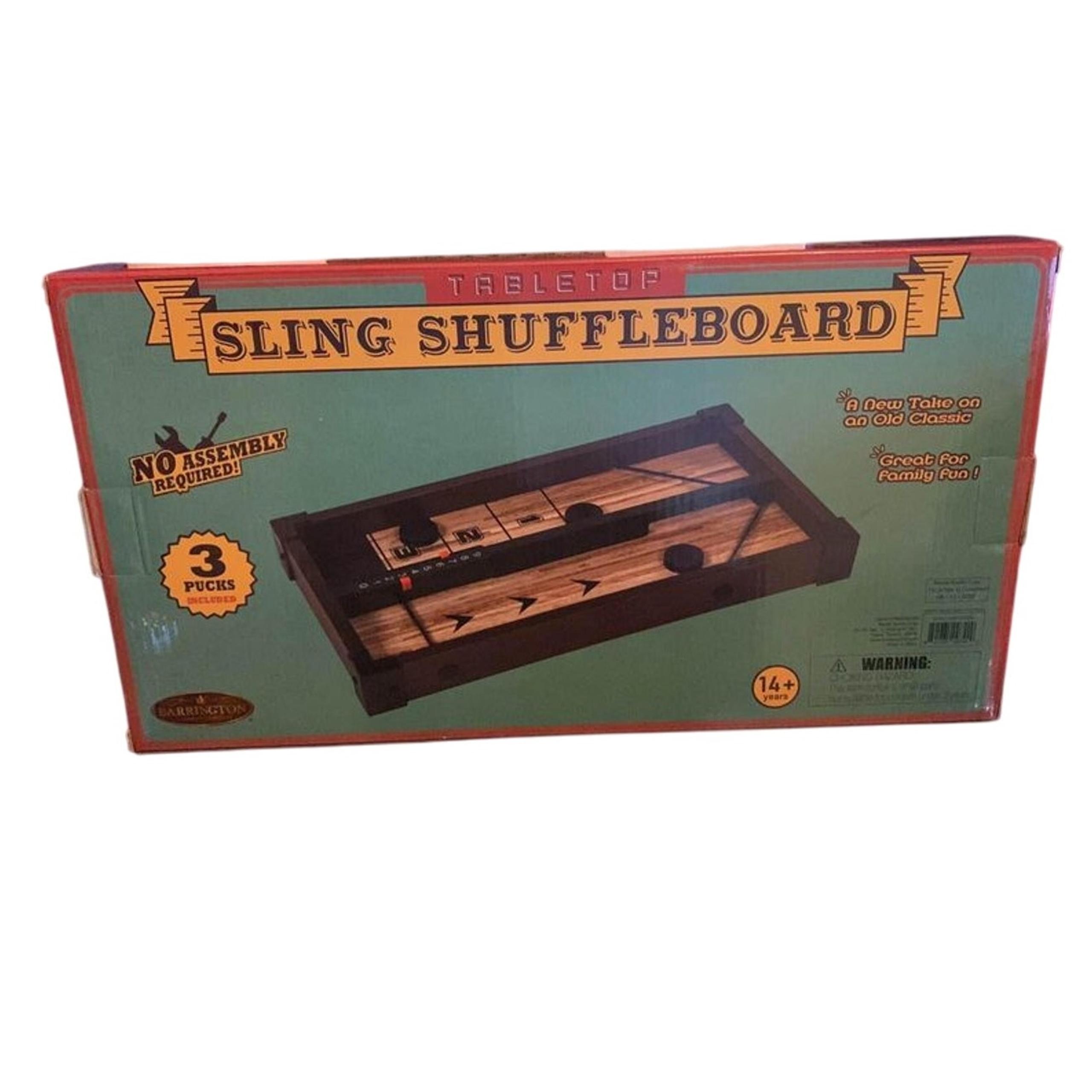 New Barrington tabletop Sling shuffleboard game