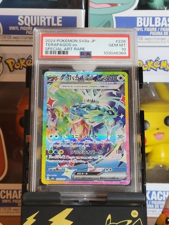 Terapagos ex 2024 Pokemon SV8a JP Special Art Rare, PSA Gem Mint 10