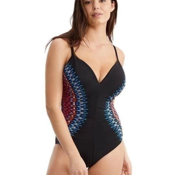 MiracleSuit Nepali Temptation Underwire One Piece Swimsuit size 16
