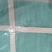 Ox Bay Trading Co. Natural Cotton Turquoise Green Woven Placemats (4) 13 X19
