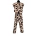 Anthropologie Ranna Gill Aida White Green Floral Embroidered Jumpsuit