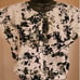 Anthropologie Ranna Gill Aida White Green Floral Embroidered Jumpsuit