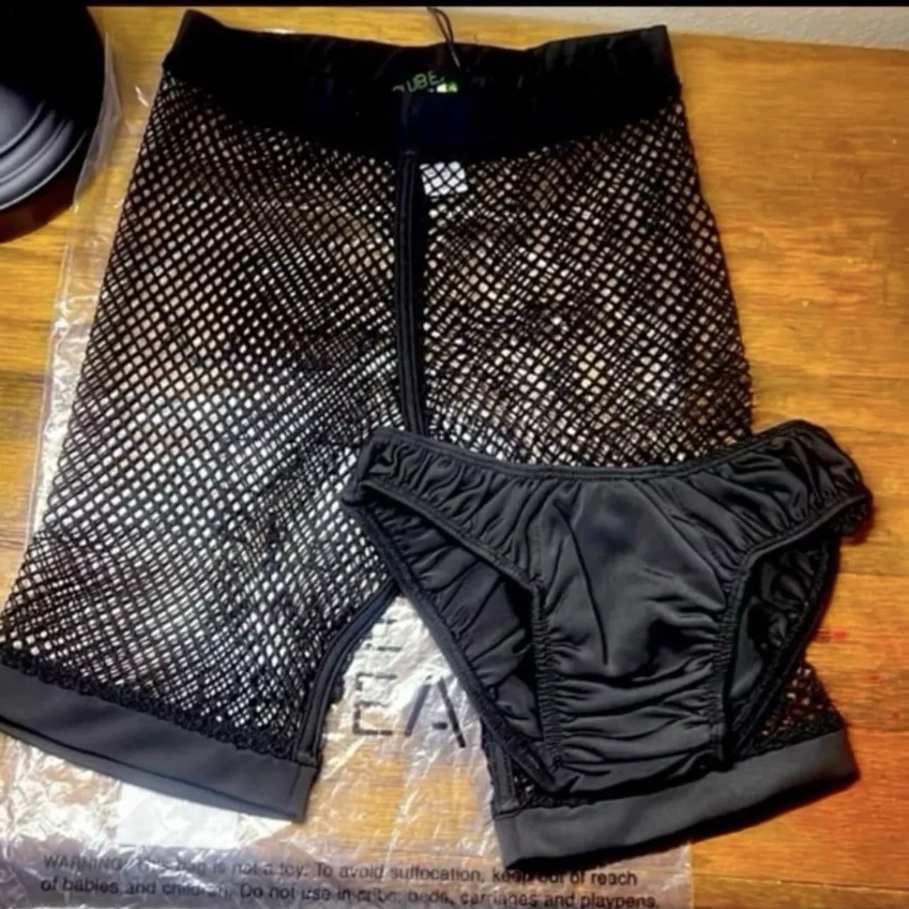 Club Exx by Dolls Kill “No Favorz Bikini N’ Shorts Set”
