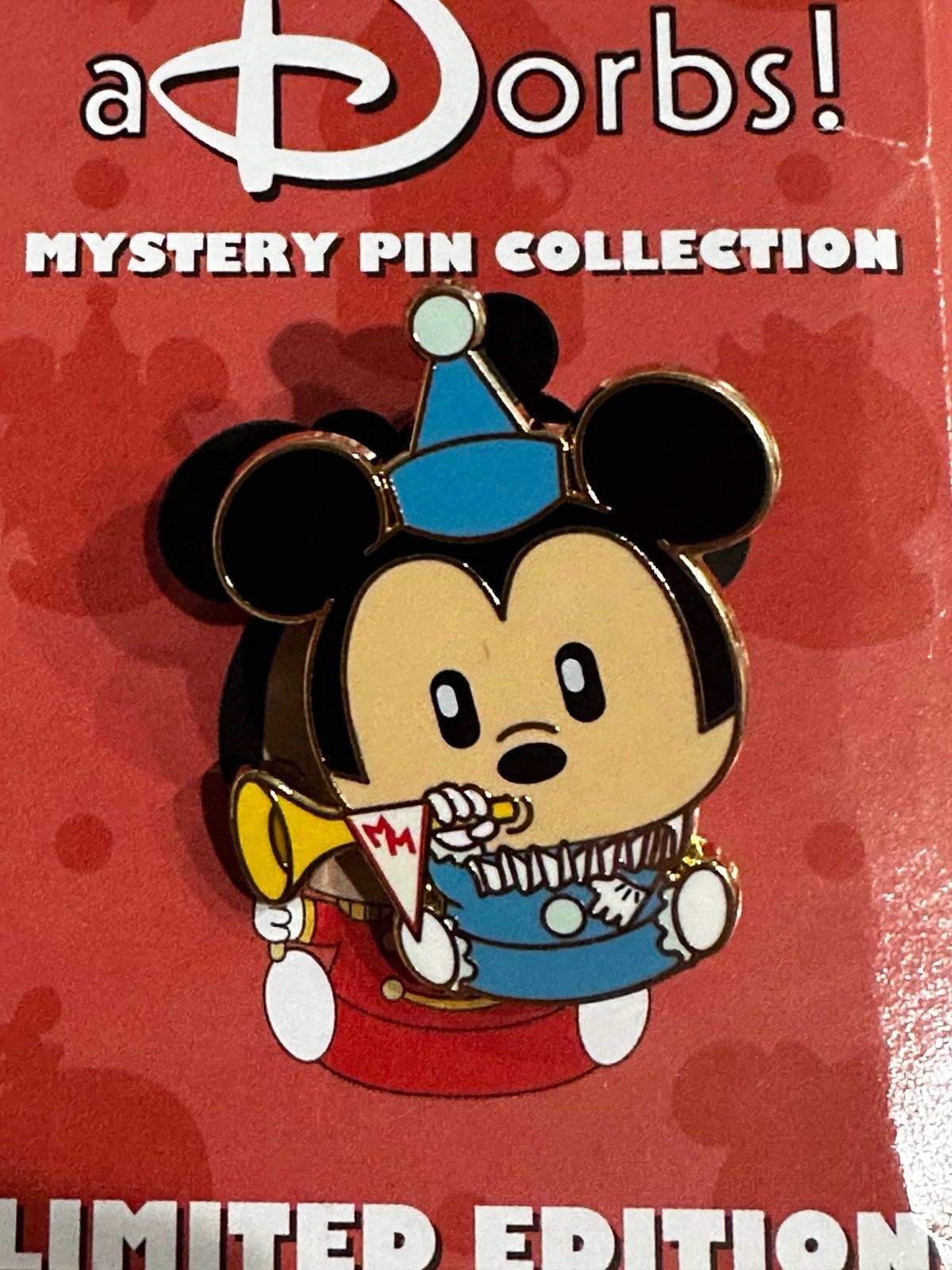 Disney Mickey Mouse Club aDorbs! Mickey Mouse Horn Pin LE400 Pin WDI MOG