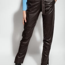 Rag & Bone Mia Size 14 Brown Lamb Leather Pants Trousers New