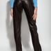 Rag & Bone Mia Size 14 Brown Lamb Leather Pants Trousers New