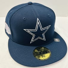 New Era Dallas Cowboys Super Bowl 30 Patch 59FIFTY Fitted Hat Blue Pink Sz 7 3/8