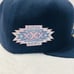 New Era Dallas Cowboys Super Bowl 30 Patch 59FIFTY Fitted Hat Blue Pink Sz 7 3/8