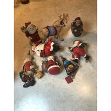 Lot of 8 Christmas Ornaments. Some marked some not.