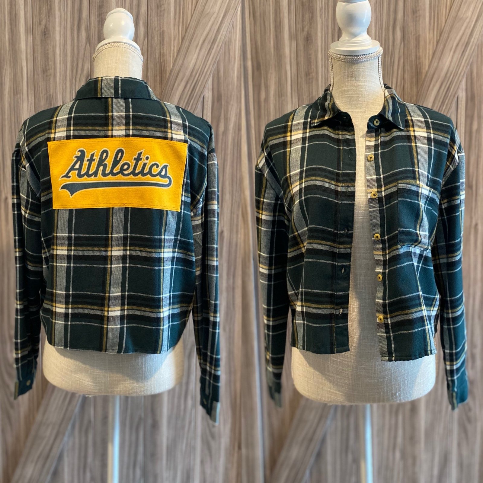 A’s Cropped Flannel
