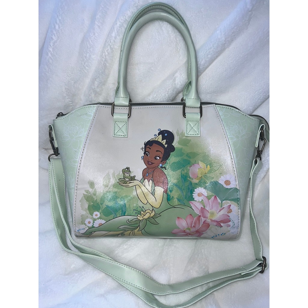 Loungefly Disney Princess and the Frog Watercolor Tote Bag Multicolor