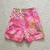 NWOT FARM Rio Womens Pink/Lobster Cotton Shorts Size L High Rise
