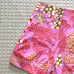 NWOT FARM Rio Womens Pink/Lobster Cotton Shorts Size L High Rise