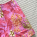 NWOT FARM Rio Womens Pink/Lobster Cotton Shorts Size L High Rise