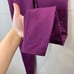 ALO Yoga | Women’s Coast Purple Leggings with Geometric Design Size Medium