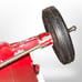 Antique Metal 1950s Hubley Red McCormick Farmall Tractor 1:64