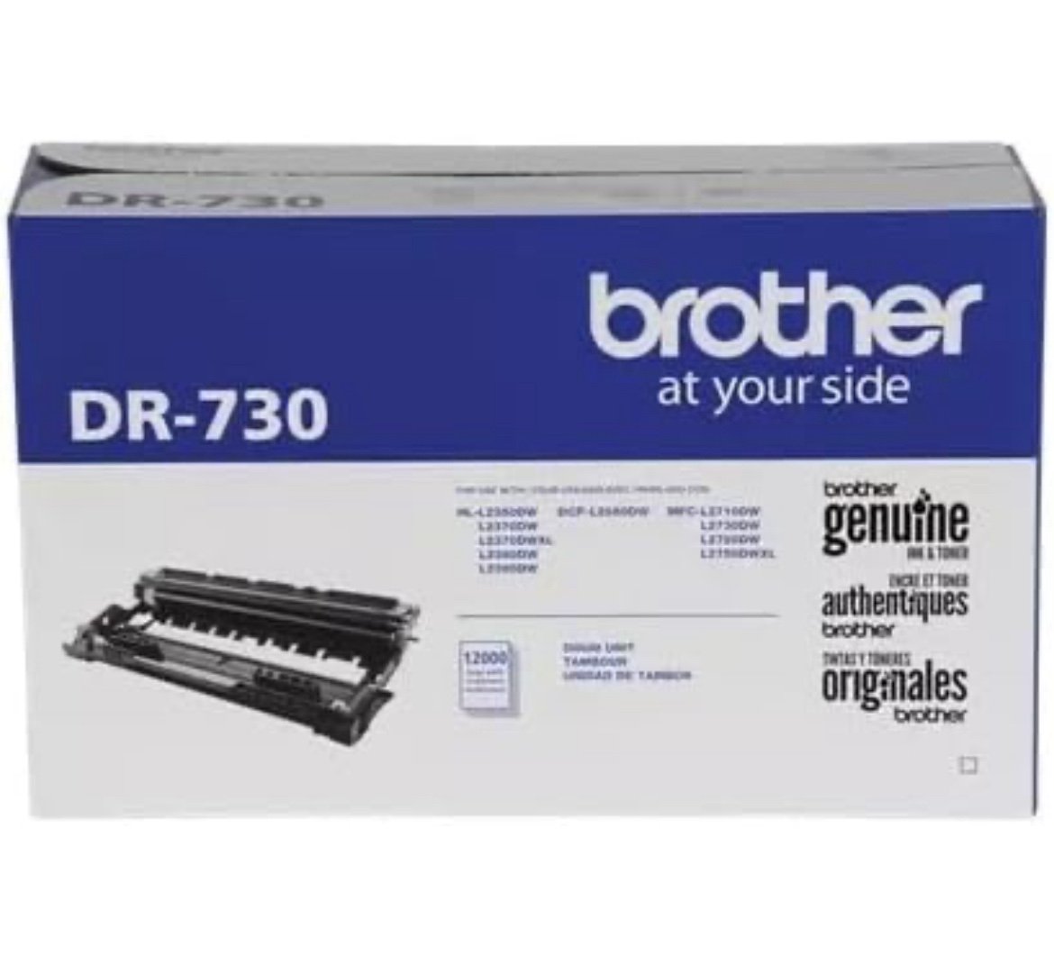 Brother Genuine DR730 Drum Unit, Up to 12,000 Page Yield (Not a Toner)