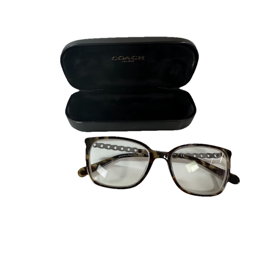 Coach HC6122 Grey Green Tort 5518 Eyeglass 52-17-140 Frame ONLY & Hardshell Case