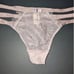 NWT Victoria's Secret VS Fashion Show strappy string nude eyelash panty thong