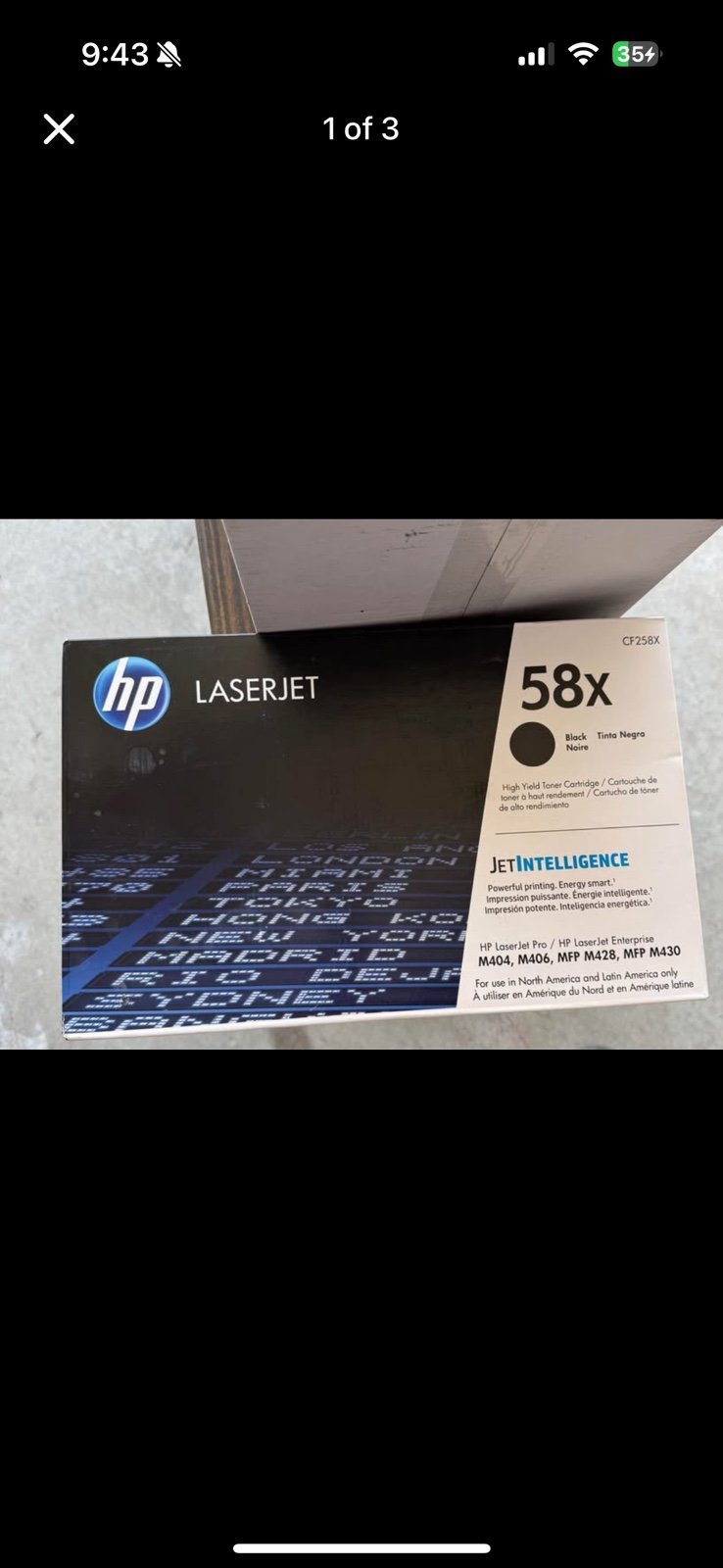 HP black toner