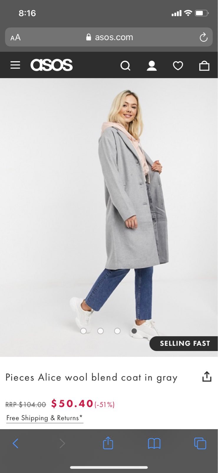 Gray coat