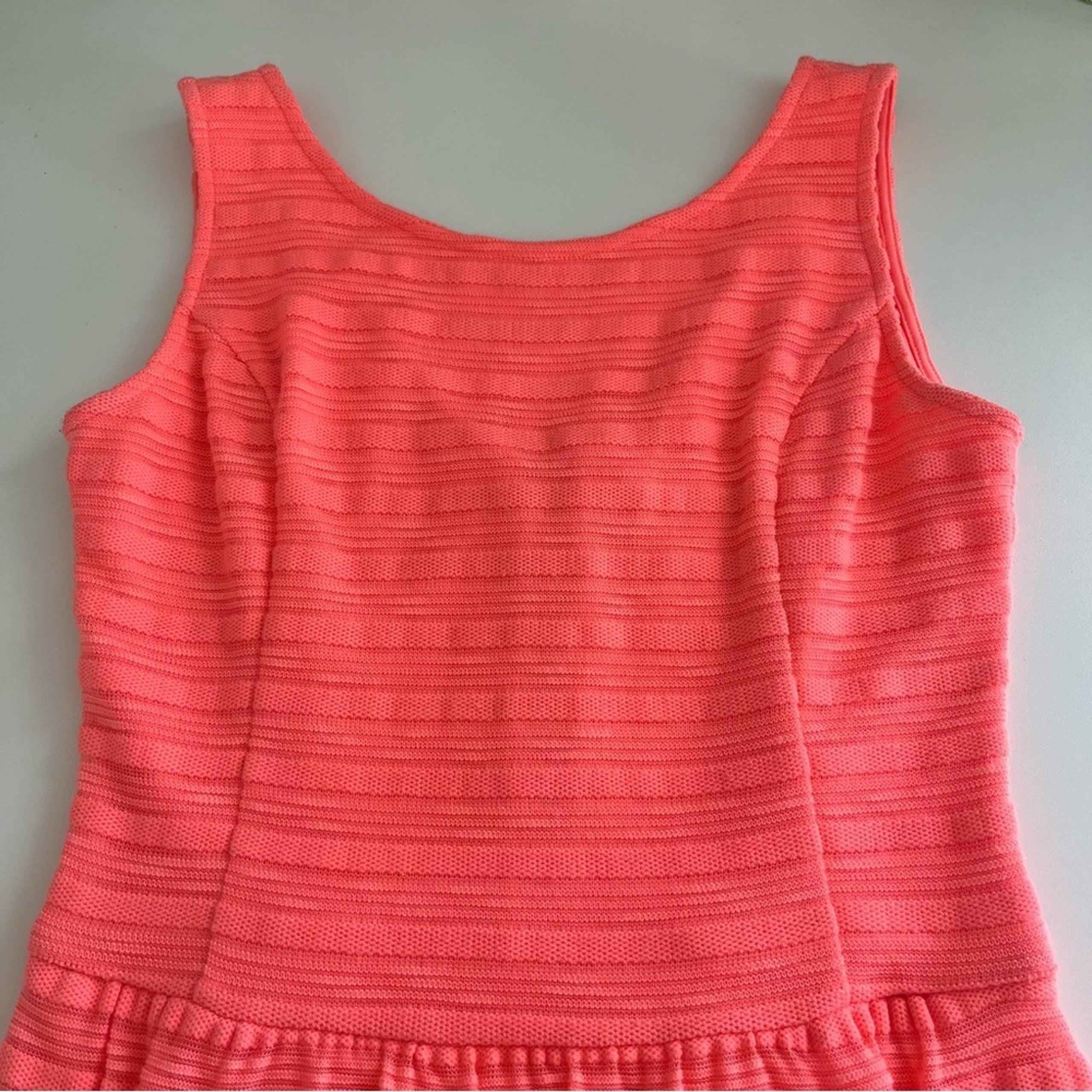 Lilly Pulitzer Women's Bright Coral High Low Sleeveless Dress XS