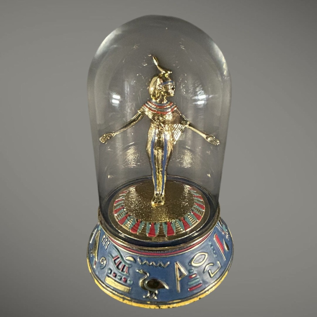 Franklin Mint Treasures Of Ancient Egypt Selket The Magic Protectress Glass Dome