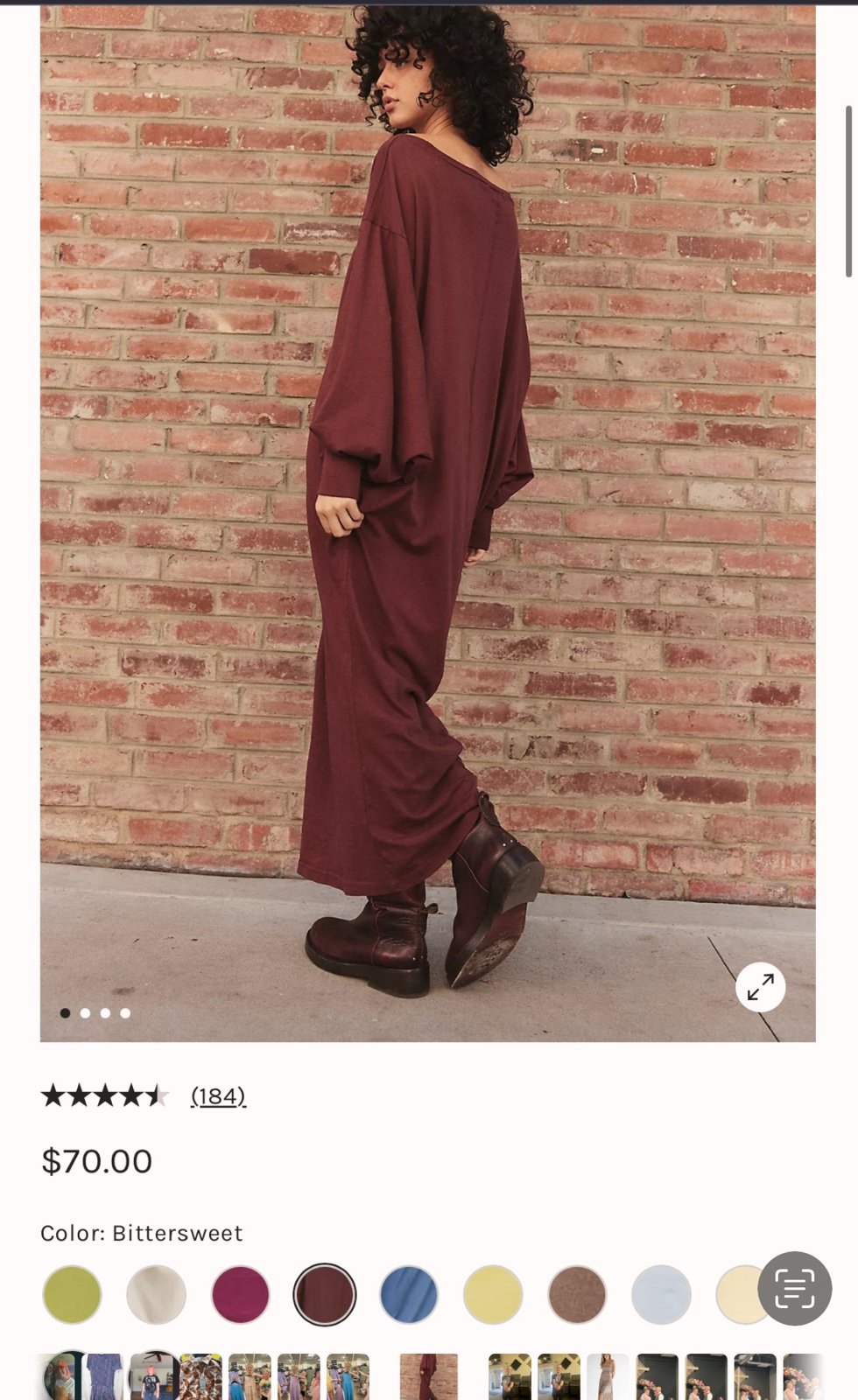Free people beach oversized dress. SO CUTE ON