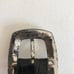 Vintage Brighton Two Tone Black Brown Leather Croc Embossed Belt Women Small