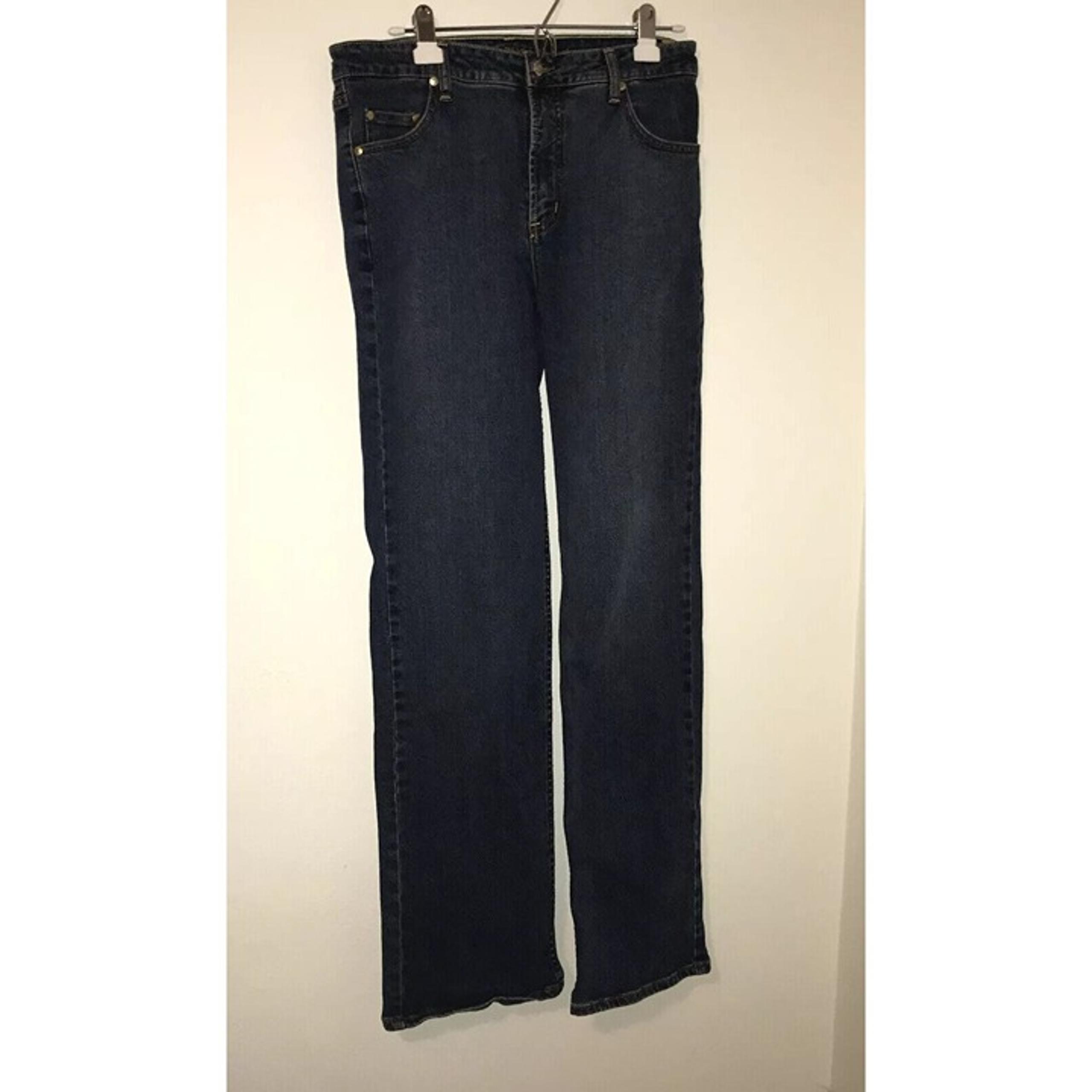 Lawman  Womens jeans size 13/14 32x29 Straight Cut Dark Wash
